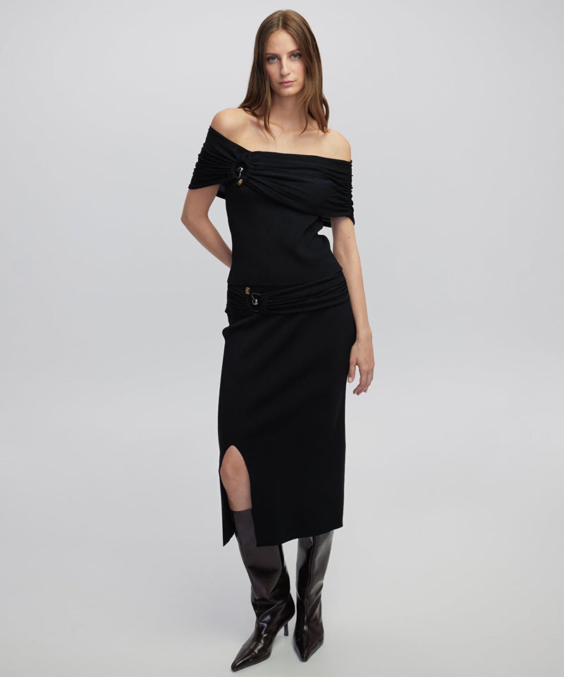 Ipekyol Belted Knit Skirt - Image 1